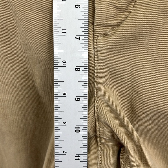 J Crew High-Rise Girlfriend Chinos Sz 8 Tan Cotton/Elastane EUC - Picture 11 of 12